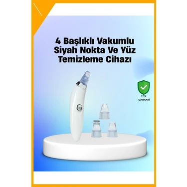 Esplendor Vakum Teknolojili Siyah Nokta Temizleyici Cihaz – 4 Farklı Başlık ve Derinlemesine