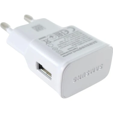 Samsung Orijinal EP-TA50EWE Beyaz Şarj Adaptörü 5V 1.55A (7.5W) Standart Şarj