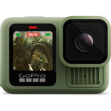 Gopro HERO13 Siyah Orman Yeşili (Sınırlı Üretim Renkli) - 5.3K60 Video, 27MP Fotoğraf + Hb Serisi