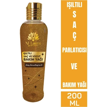 Almira Butik Işıltılı Saç Parlatıcısı ve Bakım Yağı 200