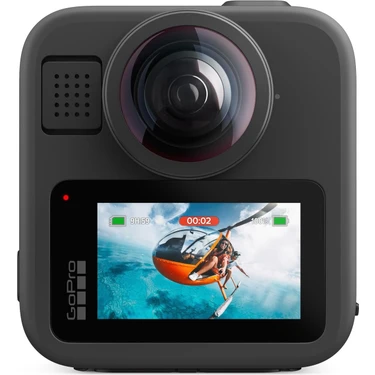 Gopro Max2 - Su Geçirmez 360 Derece Aksiyon Kamerası + Dokunmatik Ekranlı Geleneksel Aksiyon