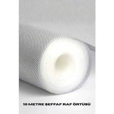 Ronanna 10 Metre Şeffaf Silikonlu Kaymaz Çekmece Içi