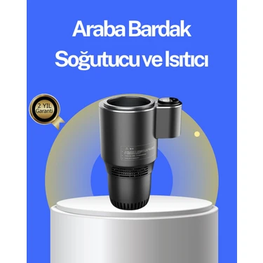 Renas Store Araç Içi Isıtıcı Soğutucu Bardaklık 60°c Isıtma -4°c