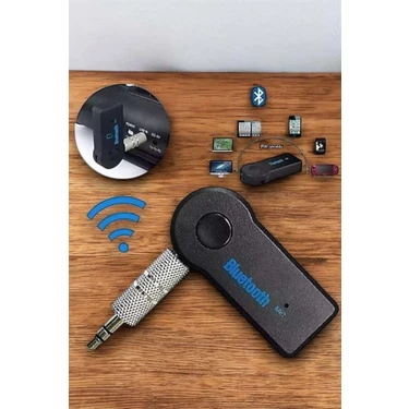 Renas Store Tüm Araçlara Uyumlu Aux Car Bluetooth Kablosuz Araç Bağlantı