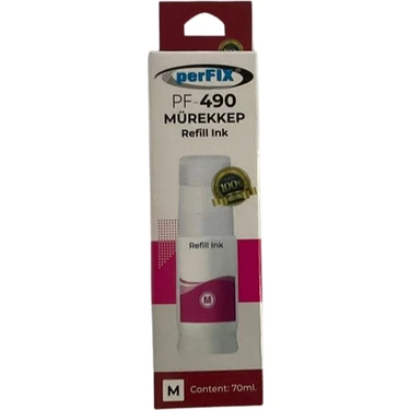 Uravas Store Perfix Canon  Pf CGI-490M - Kırmızı 790 - 190 -  Şişeli Mürekkep