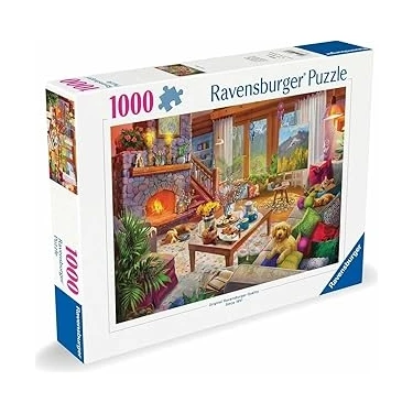 Uravas Store Ravensburger, 1000P Puzzle Huzurlu Oturma Odası, Yetişkin