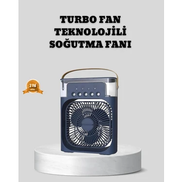 Eco Lounge Sessiz Çalışan Turbo Fan Güçlü Hava Akışlı Masa Üstü