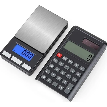 Eco Lounge LCD Ekran Elektronik Hesap Makineli Hassas Dijital Takı Altın Gram Ölçer Terazi (500G