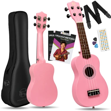 Fourtune Nova UKS-21LPK Soprano Pembe Ukulele