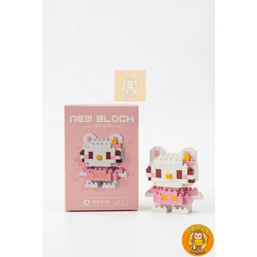 Bricks Hello Kitty Karakter Figürü 3D Yapboz Puzzle Yapı Fiyatı