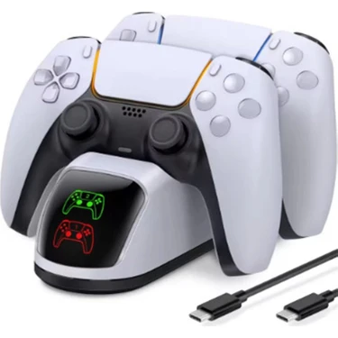 Renas Store Ps5 Dualsense Şarj Istasyonu 5 Uyumlu Charging