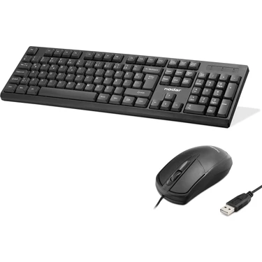Renas Store Klavye Mouse Seti - Siyah