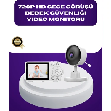 Zenvia 2.8 Inç Ekranlı Bebek Kamerası Gece Görüşlü ve Sesli