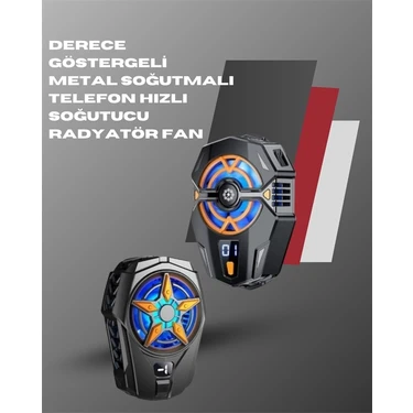 Uravas Store Ergonomik Telefon Soğutucu – 2 Hız Ayarı, Hafif ve
