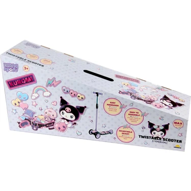 Kaia Life Kuromi 3 Tekerlekli Twist Scooter -