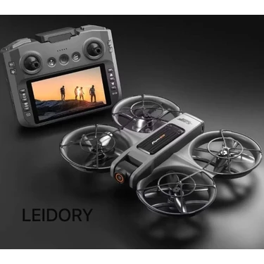 Leidory T21 Pro Drone Çift Hd Kamera Fpv Canlı Yayın Fırçasız Motor Engel Algılamalı Katlanabilir