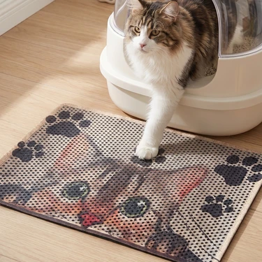Uygur Home Kedi Tuvalet Önü Paspası - Kedi Kum