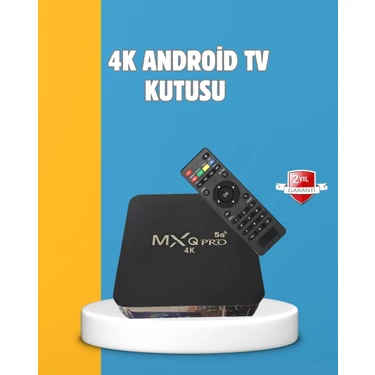 Renas Store Android Tv Box 4K – 2gb Ram 16GB Rom, Kablosuz Wi-Fi Medya