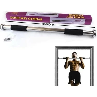 Die Grup Kısa 62-100cm Barfix Door Way Gym Bar Kapı 100kg