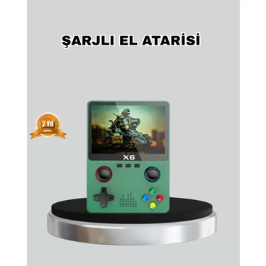 Nemere İthalat Retro Taşınabilir Konsol 3.5 IPS Ekran Ergonomik Çift Lr Kontrollü Nemere