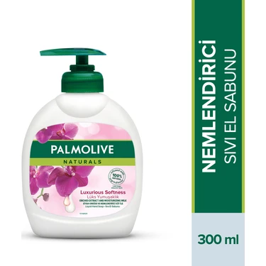 Palmolive Naturals Siyah Orkide İpeksi Yumuşaklık Özellikli Nemlendirici Sıvı El Sabunu 300