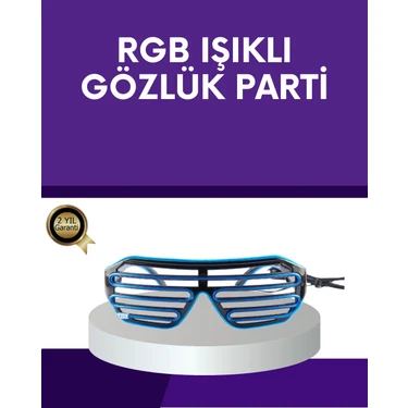 Renas Store LED Işıklı Parti Gözlüğü Renkli Eğlence