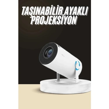 Uravas Store Ayaklı Projeksiyon Taşınabilir Mini Projektör Sinema Projektörü