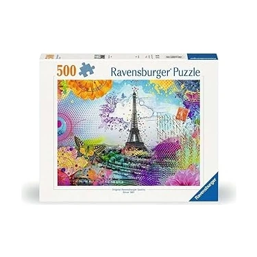 Uravas Store Ravensburger, 500P Puzzle Paris, Yetişkin