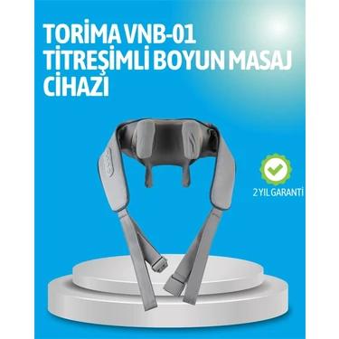 Uravas Store Mey Ithalat® Vnb-01 Titreşimli Boyun Masaj Aleti Gri