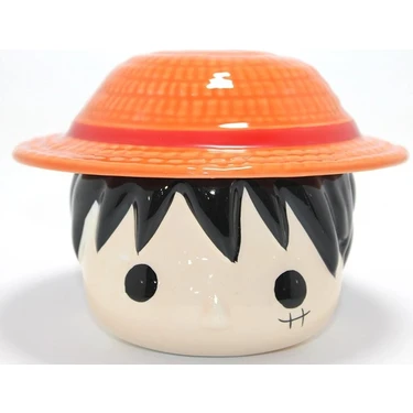 Uravas Store 3D Kapaklı One Piece Luffy Kupa Bardak