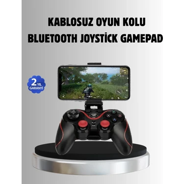 Renas Store Bluetooth Kablosuz Gamepad Tv Pc Telefon Uyumluluğu Kolay