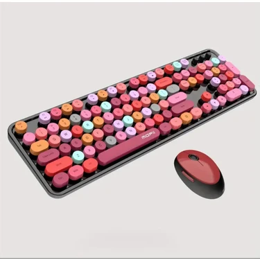 Renas Store Mofii ZR513/K-S Sweet Kirmizi/siyah Klavye Mouse