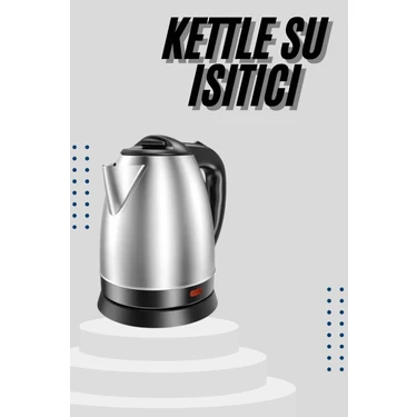 Renas Store Kettle C F Tipi 220-240V Paslanmaz Çelik Elektrik Kablolu Otomatik