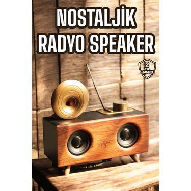 Renas Store Nostaljik Görünümlü Bluetooth Bağlantılı