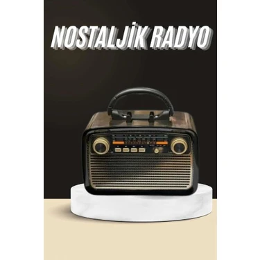 Renas Store Nostaljik Radyo Bluetooth Bağlantılı Müzik Kutusu