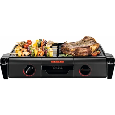 Tefal TG8008 Family Grill 10 Kişilik Dumansız Elektrikli Izgara Alüminyum Döküm Malzeme ile Kolay