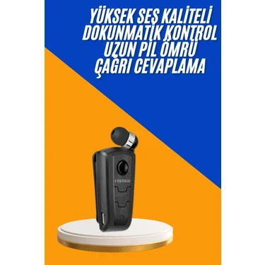 Renas Store Mikrofonlu Makaralı Bluetooth Kulakiçi Kulaklık Android Ios