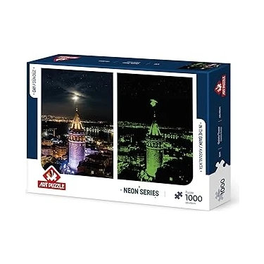 Uravas Store Art Puzzle Galata Kulesi 1000 Parça Neon