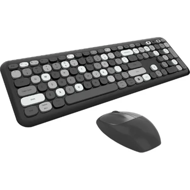 Renas Store Mofii NO666 Siyah Gri Klavye Mouse