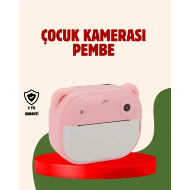 İlk El Grup Çocuklar Için Şipşak Yazıcı Kamera 24MP Hd Çift Lensli Termal