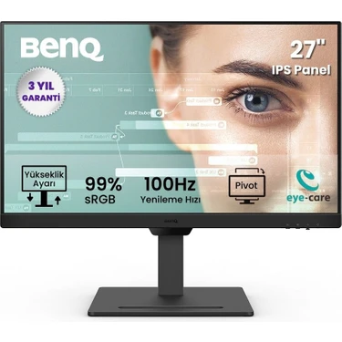 Benq GW2790T 27'' IPS Full Hd 100 Hz 2xhdmı Dp 2WX2 Hoparlör Fiyatı