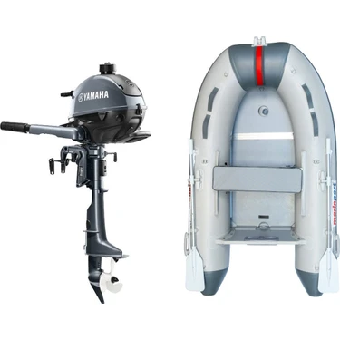 Marinport 2.30 Ahşap Taban Şişme Bot + Yamaha 2.5 Hp Deniz