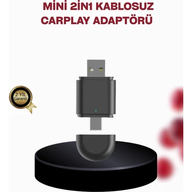 Die Grup  Kablosuz Carplay Adaptörü – Bluetooth 5.4 ve Wi-Fi 6 Teknolojili Tak & Çalıştır