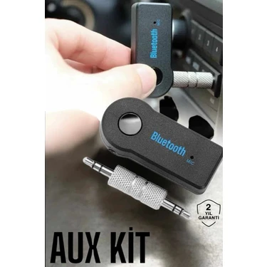 Die Grup  Kablosuz Bluetooth Aux Araç Kiti Siyah Hafıza