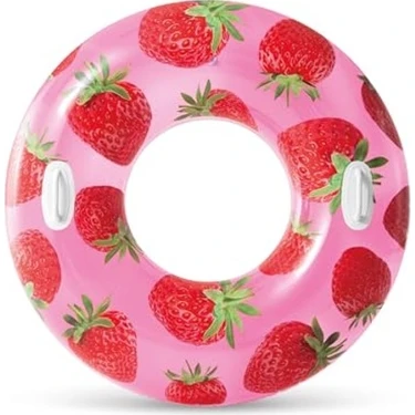 Aesco 56261 Tutmalı Simit Karpuz Desenli 107 Cm, Su Sporları, Plaj Malzemesi, Şişme Ürün, Yüzme