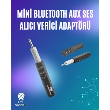 Die Grup  Mini Bluetooth Müzik Alıcısı | Ev & Araç Stereo Sistemlerine Kablosuz
