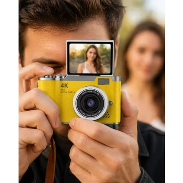 Nemere İthalat LK007 Fotoğraf Makinesi Sarı Nemere