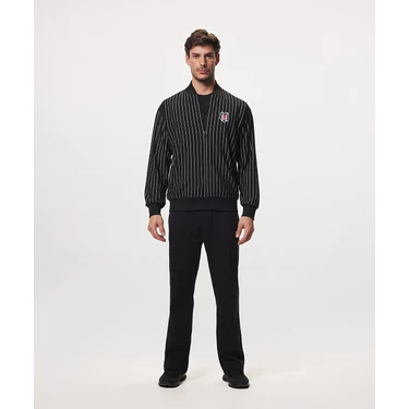 Krtlyvs Beşiktaş Erkek Fermuarlı Sweatshirt