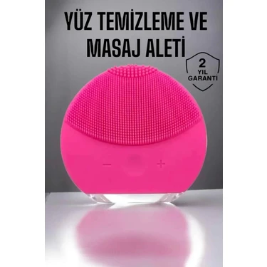 Profesyonel Yüz Temizleme Masaj Aleti Su Geçirmez, Kablosuz Şarj Özellikli Kolay