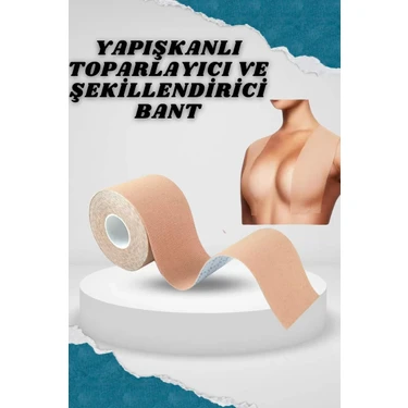 Toparlayıcı Göğüs Bandı Şekillendirici Ten Rengine Uygun Esnek Hassas Ciltlere